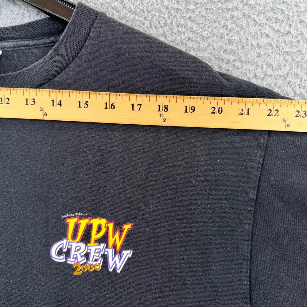 Vintage Anthony Robbins UPW Crew‎ 2000 T-Shirt Delta Pro Weight Black XL Mens - Picture 7 of 15